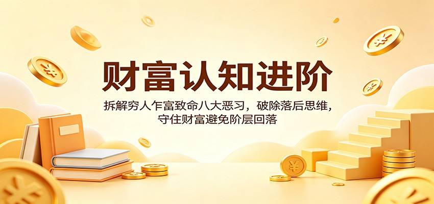 财富认知进阶：拆解穷人乍富致命八大恶习，破除落后思维，守住财富避免阶层回落-源创文化-轻创终点站
