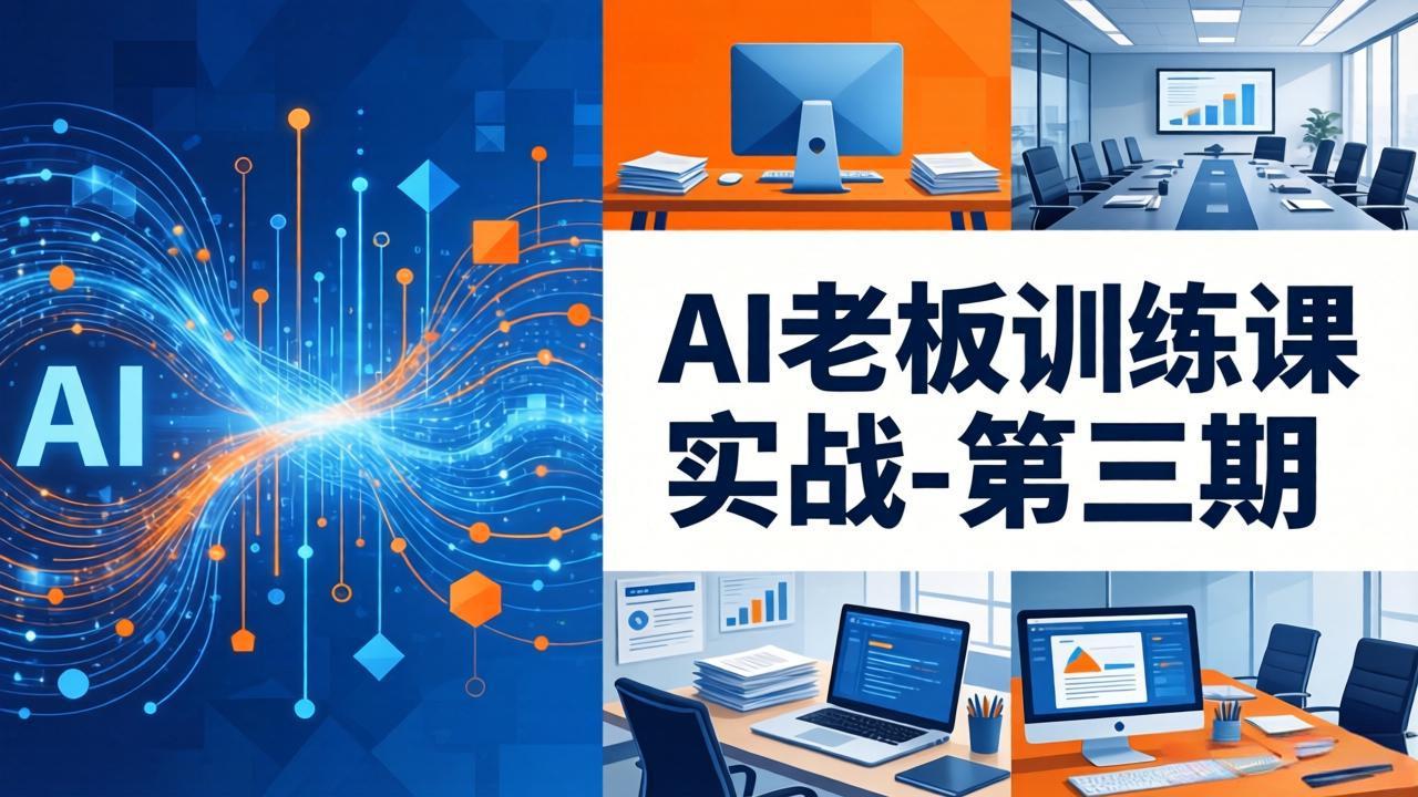 AI老板训练课实战-第三期：AI+内容应用落地教学，从0到1打通AI变现完整路径-源创文化-轻创终点站