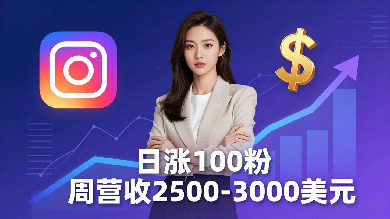 想做数字产品？Sheri亲授：日涨100粉、每周2500至3000美元的营收，Instagram躺着赚-源创文化-轻创终点站
