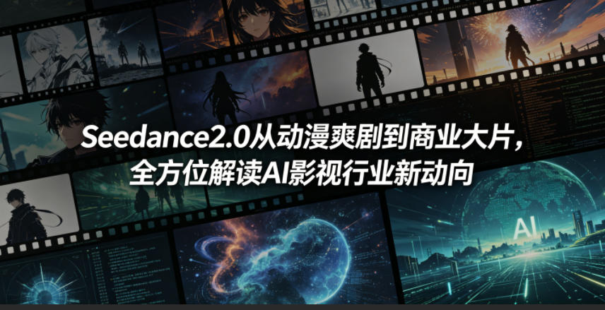 Seedance2.0从动漫爽剧到商业大片，全方位解读AI影视行业新动向-源创文化-轻创终点站